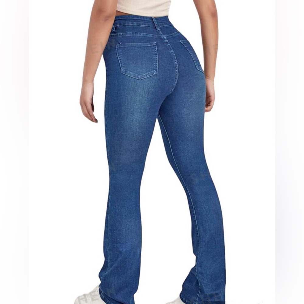 D.jeans High waisted wide leg size 12